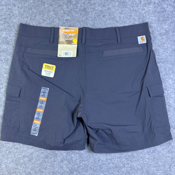 Carhartt Shorts Womens Size 16 Gray Force Madden Cargo Lightweight Rugged Flex - Picture 9 of 10